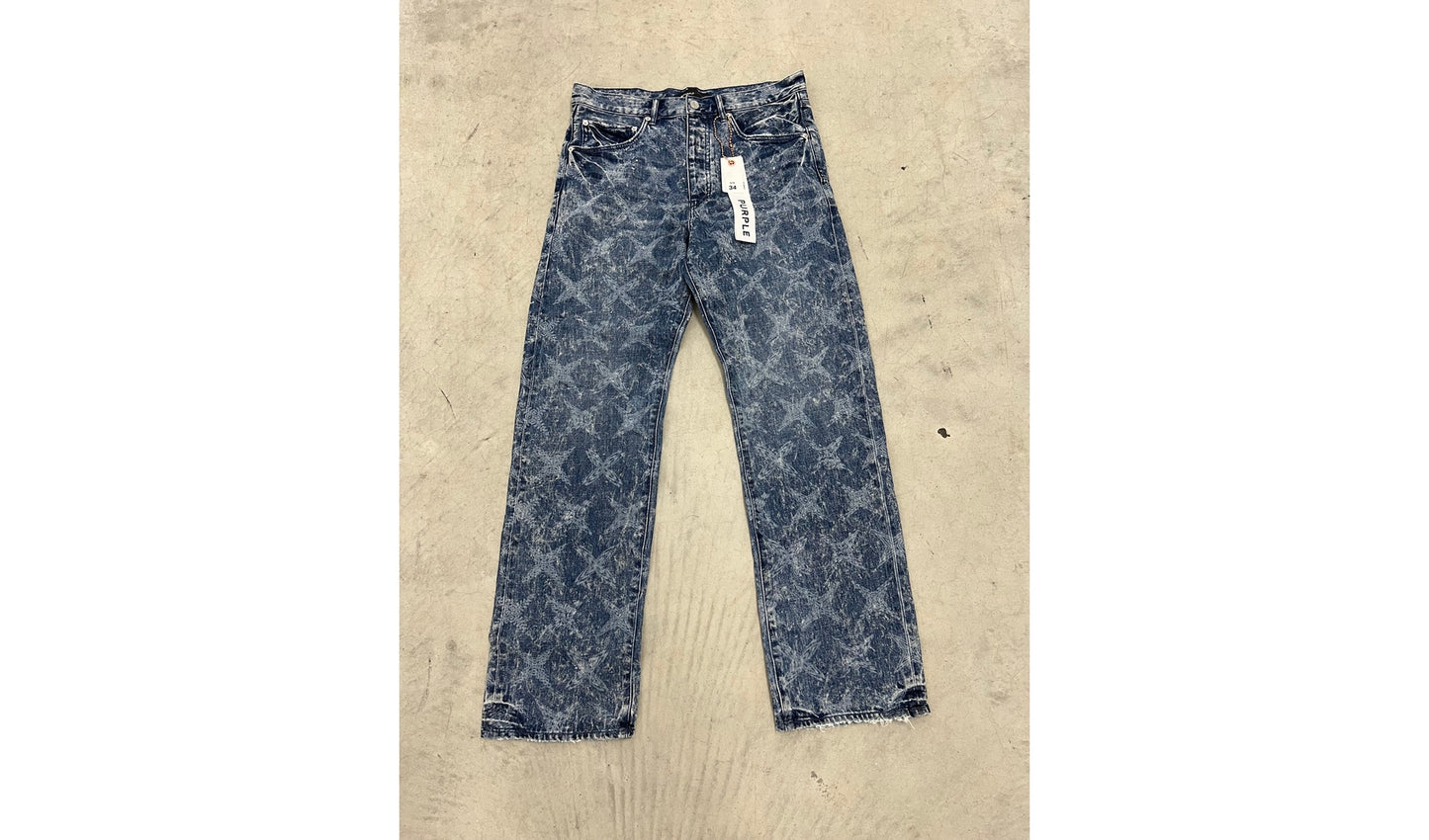 Brand new Purple Jeans "Light wash X"