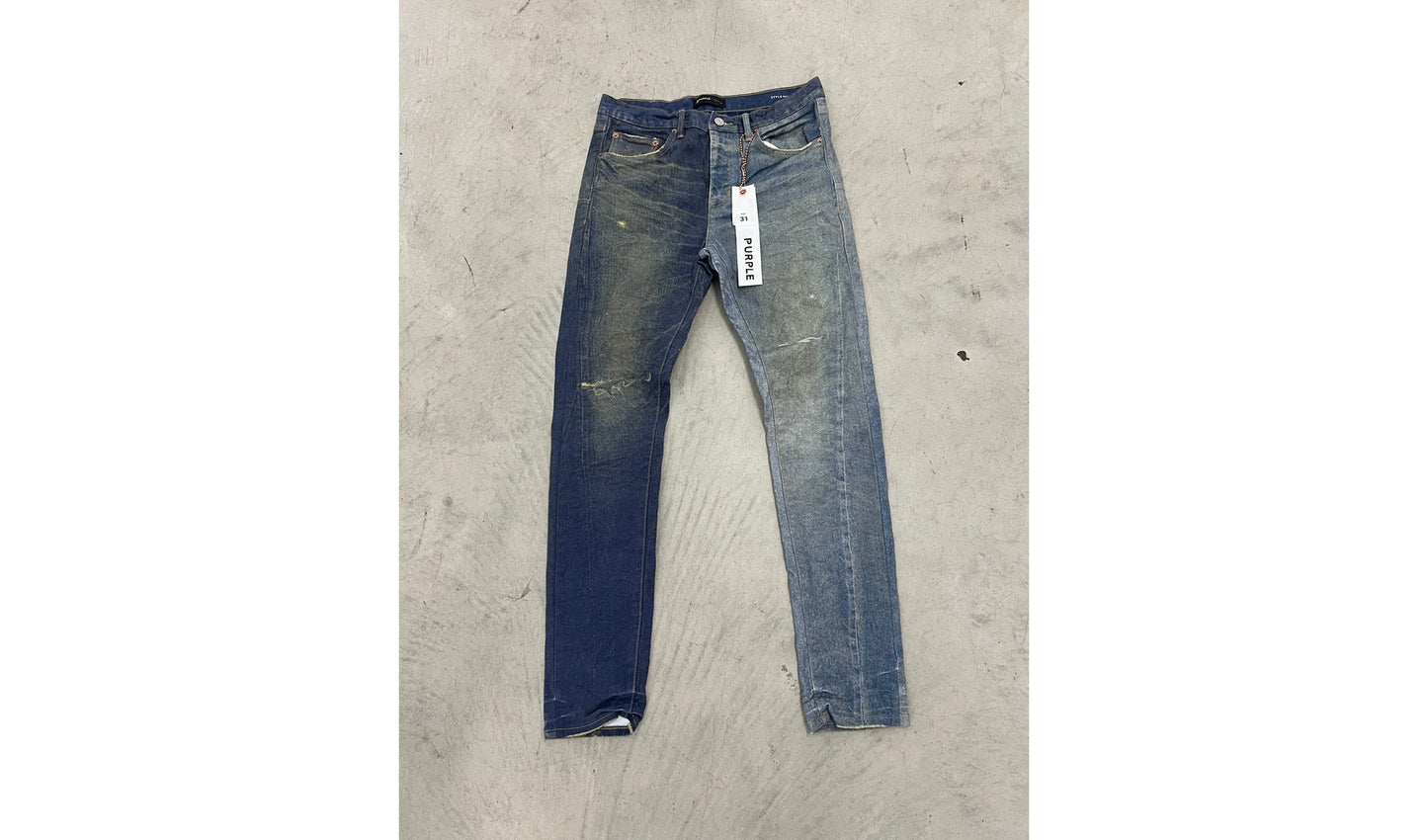 Brand New Purple Jeans "Split"