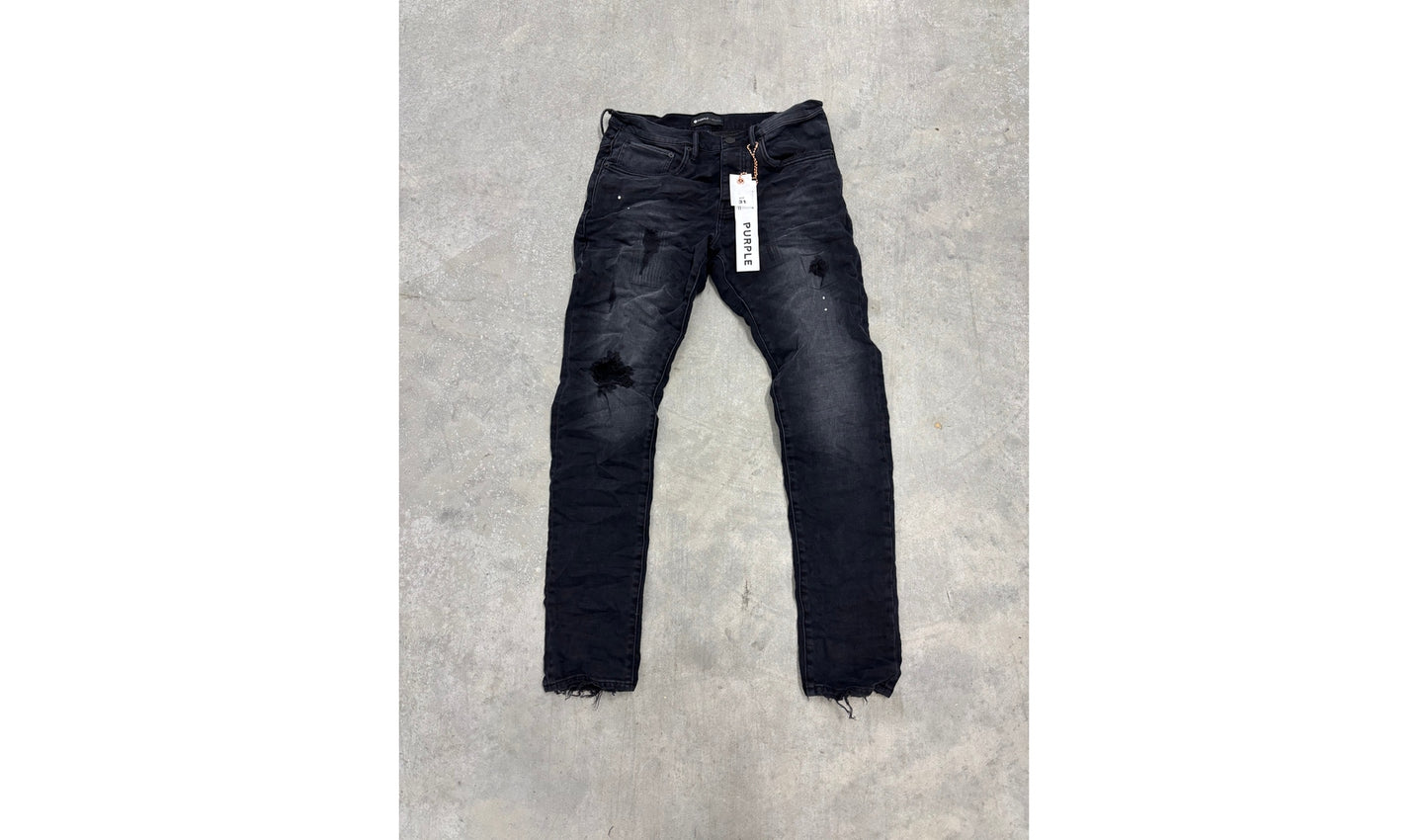 Brand new Purple Jeans "Black wash blowout"