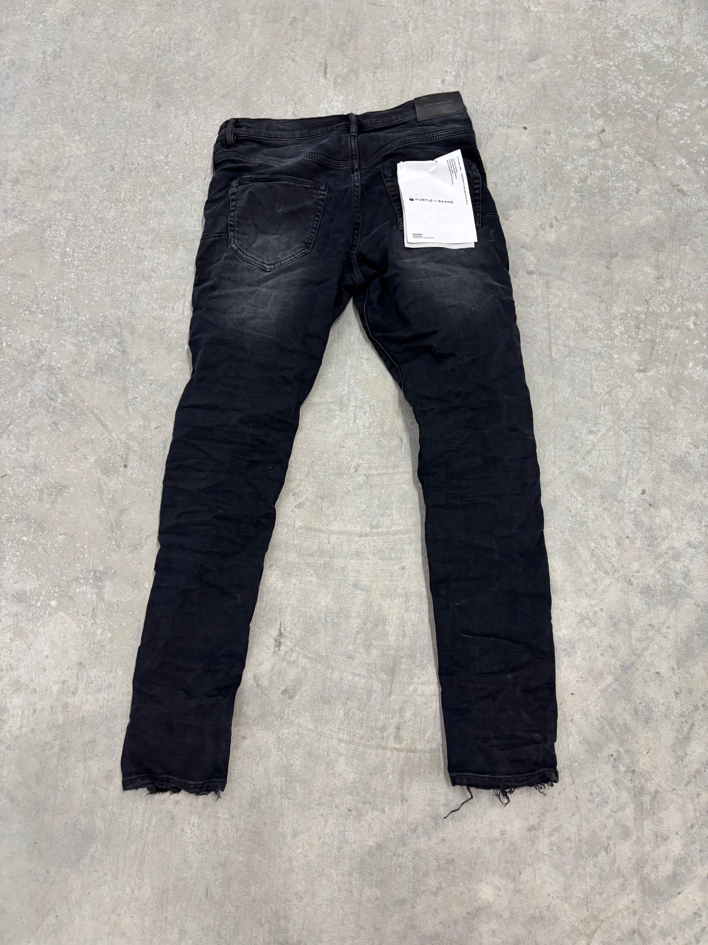 Brand new Purple Jeans "Black wash blowout"
