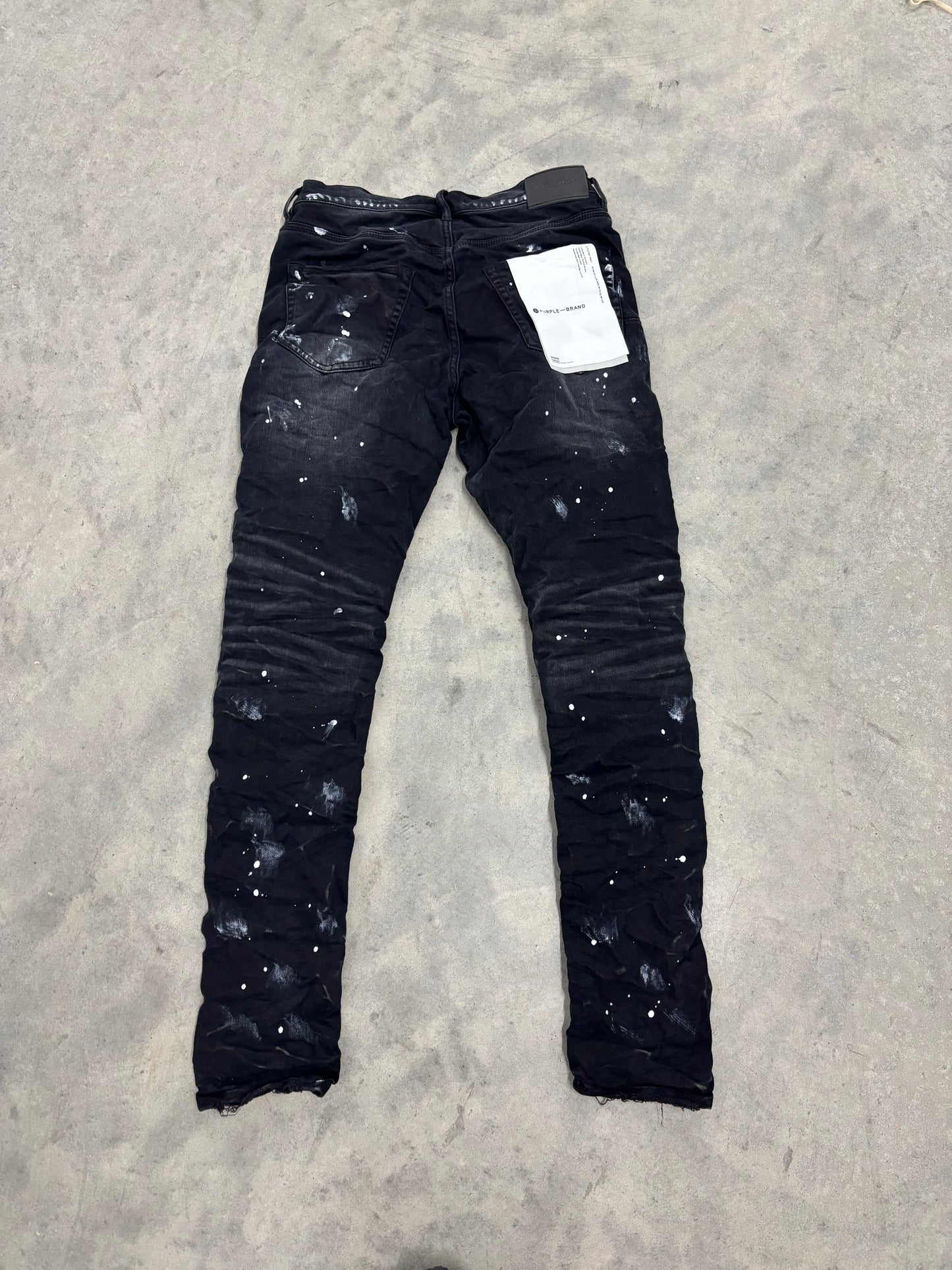 Brand new Purple jeans "Resin Knee Slit"