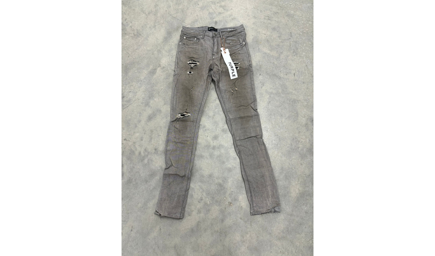 Brand new Purple Jeans "Grey distressed"