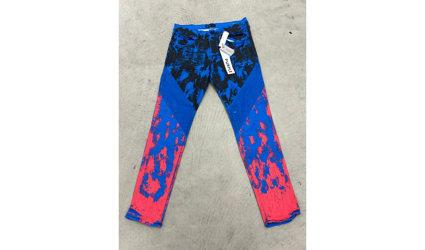 Brand new Purple Jeans "Blue/Black flame"