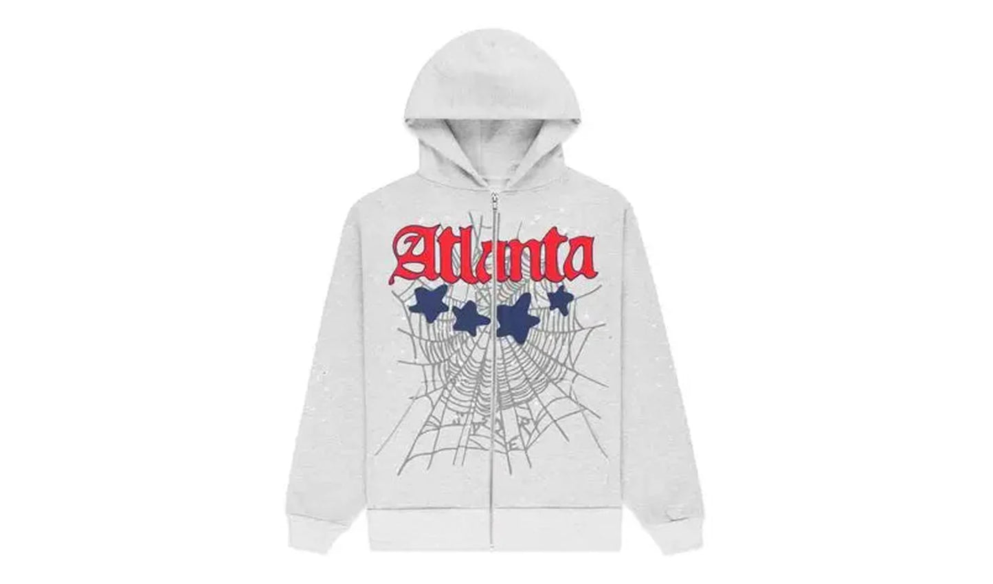 Sp5der Atlanta Full Zip Heather Grey Brand new