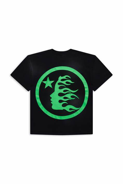 Hellstar "Black/Green" Gel tee Brand new