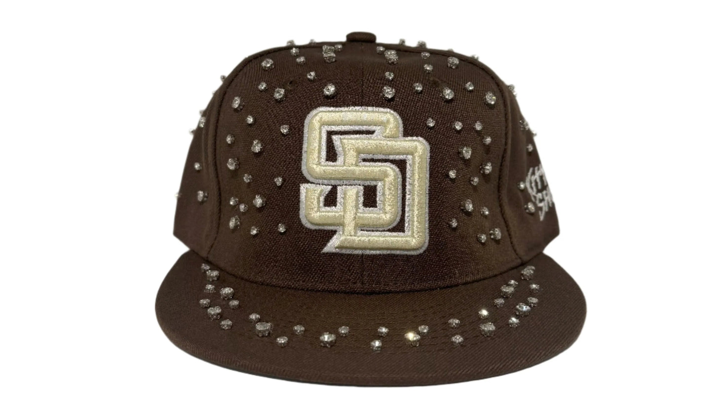 San Diego Rhinestone Snapback Hat Brand new