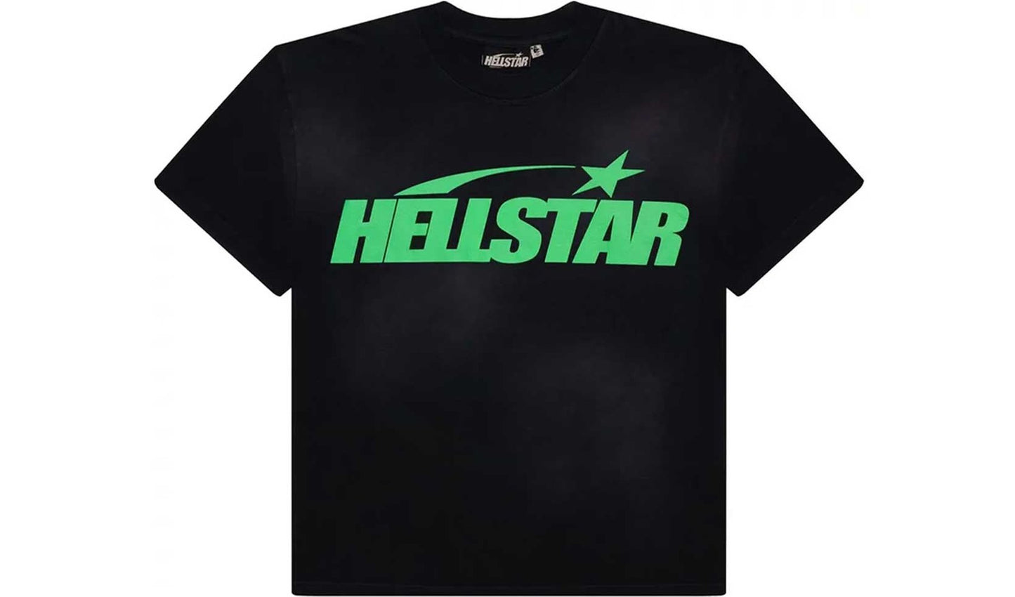 Hellstar "Black/Green" Gel tee Brand new