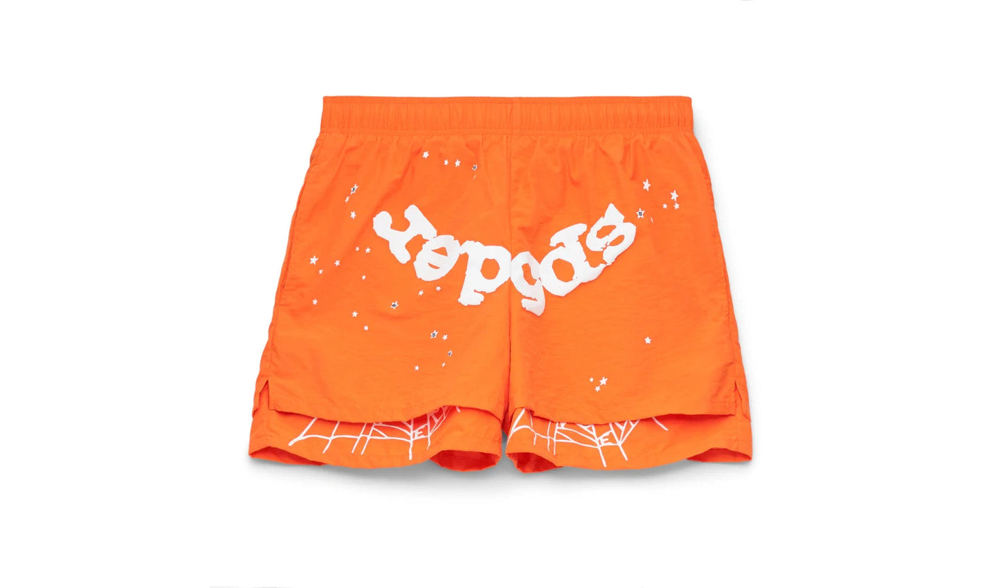 Brand new Sp5der "Orange" OG WEB DOUBLE LAYER SHORT