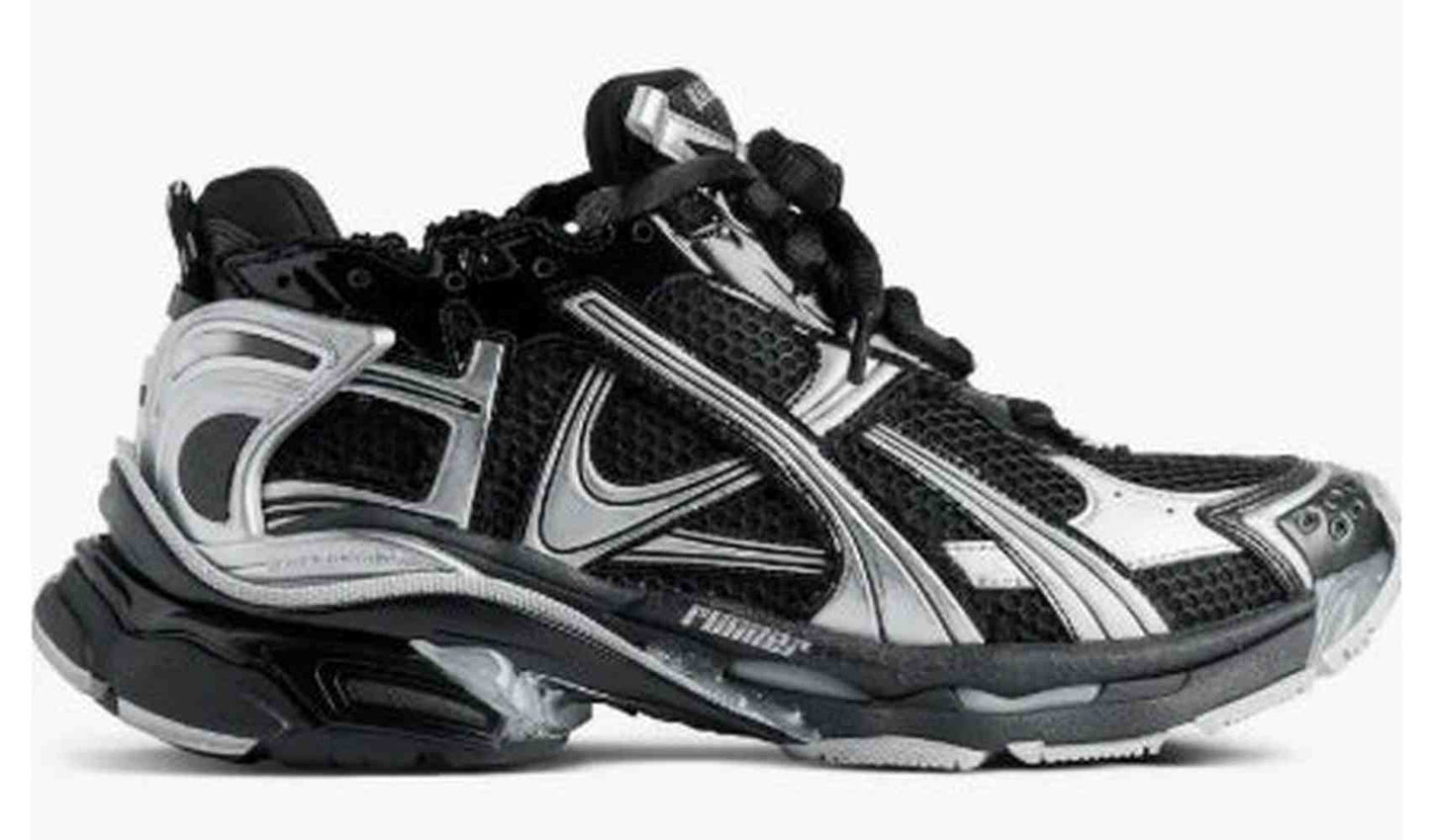 Balenciga Runner "Black/ Silver" Brand new
