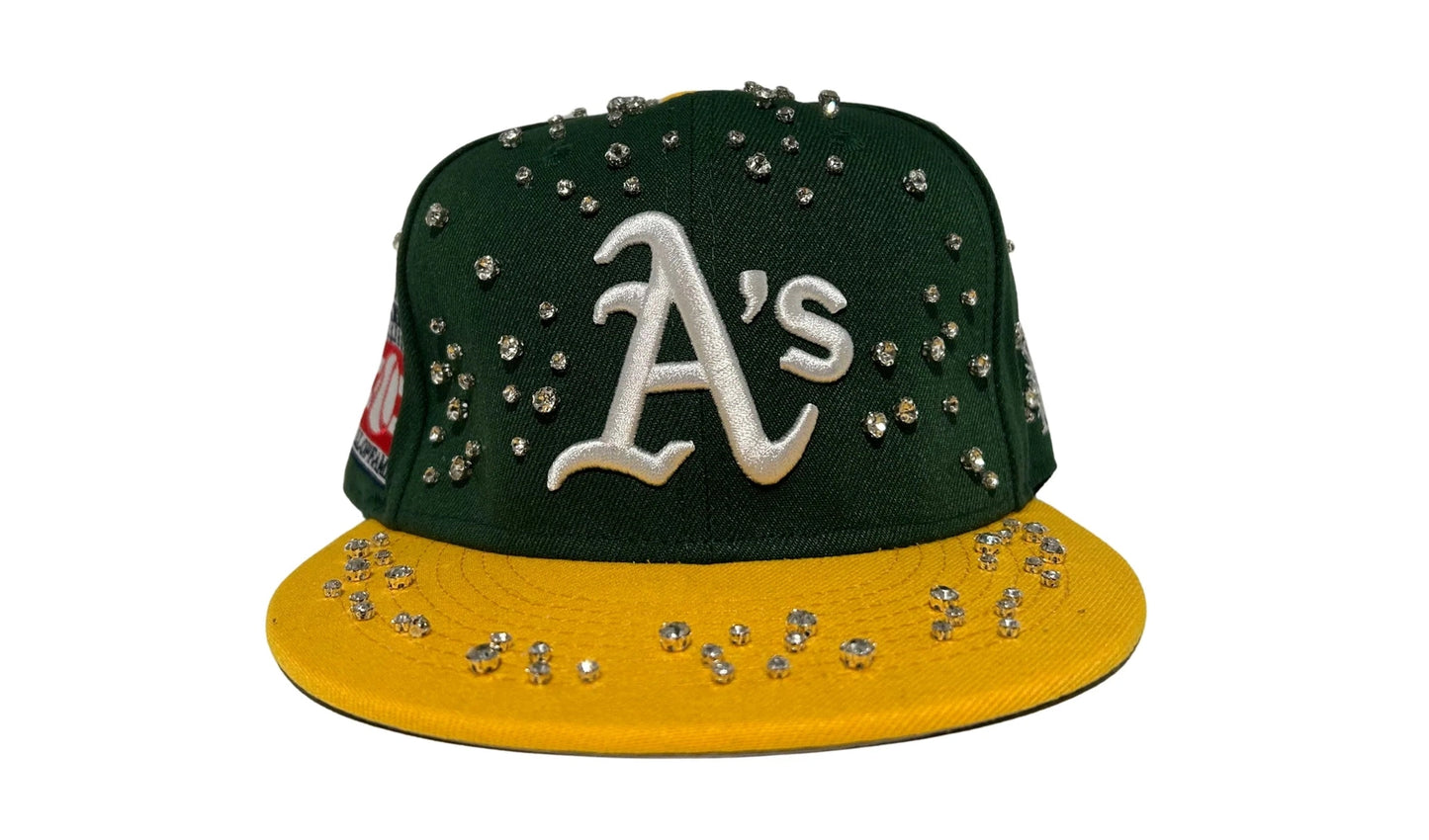 Oakland Rhinestone Snapback Hat Brand new