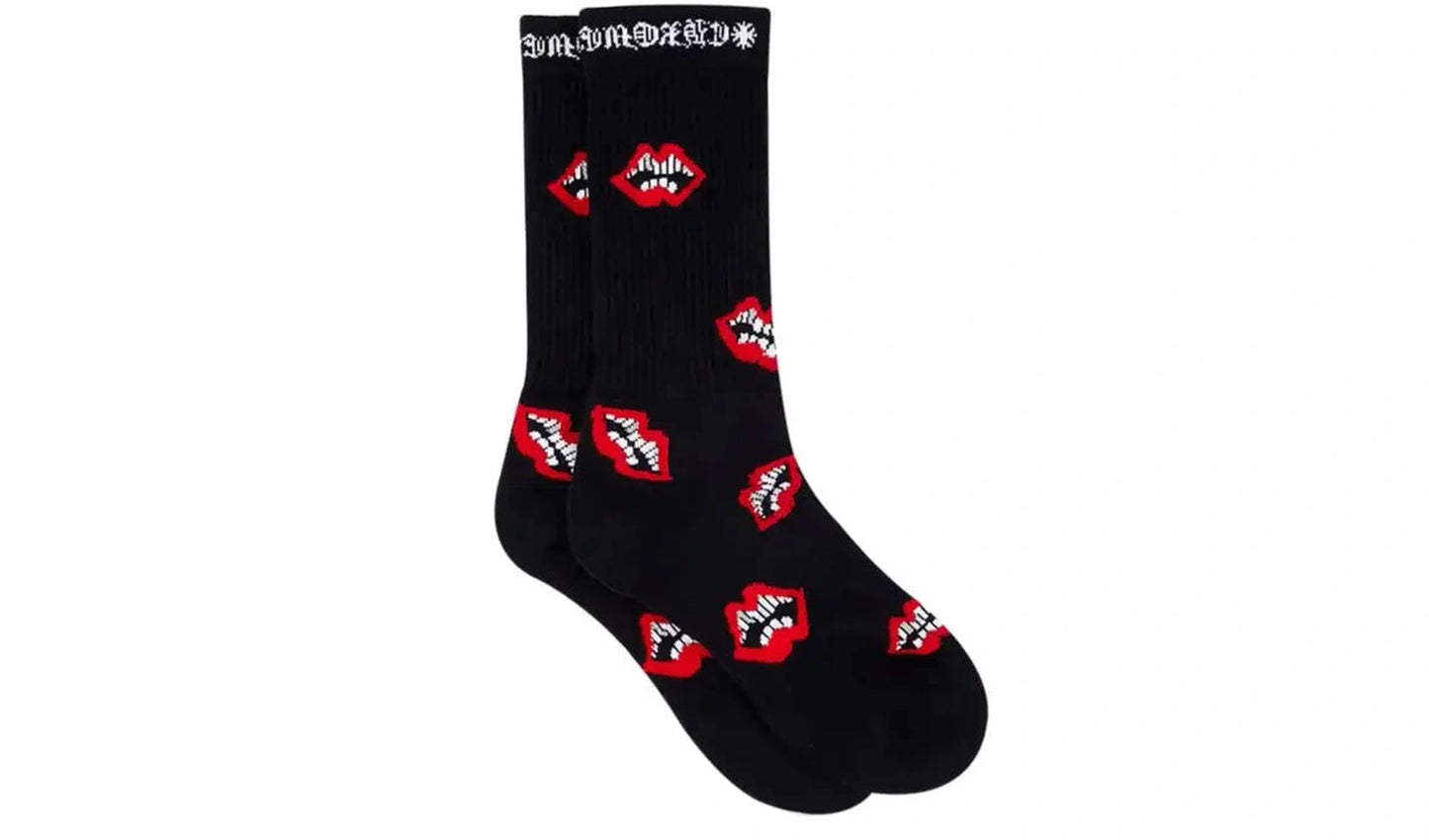 Chrome Heart Black Chomper Socks Brand new