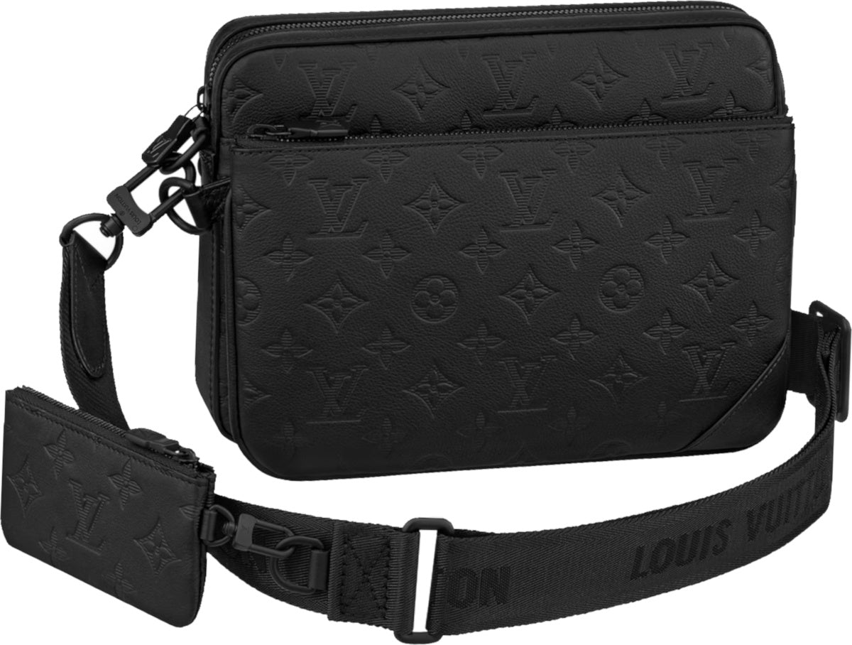 Louis Vuittion Trio Messenger Triple Black USED