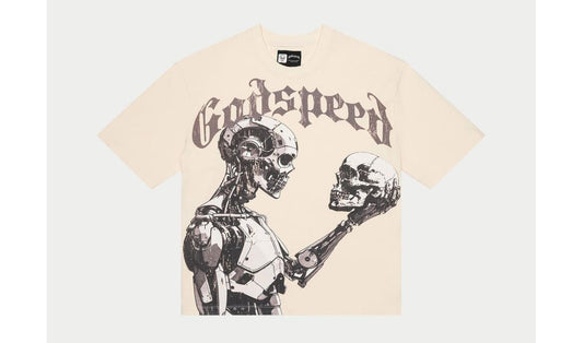 Brand new Godspeed Tee "Mankind vs Ai III Short Sleeve (Bone/Black)"