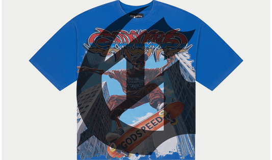 Brand New Godspeed tee "Ollie(Royal)