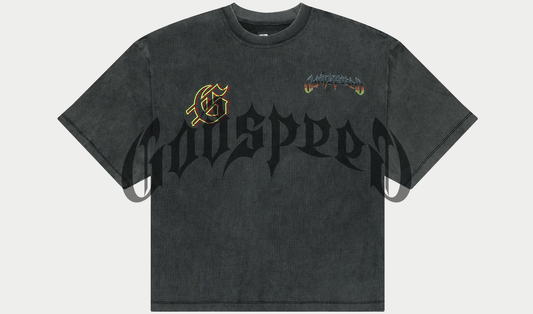 Brand new Godspeed Tee "Checkmate (Grey Wash)