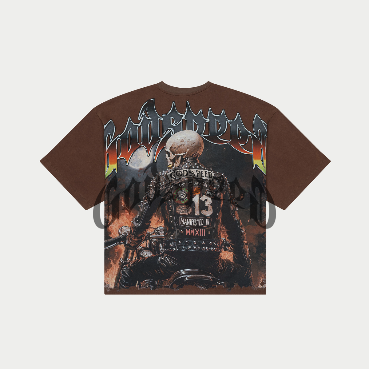 Brand new Godspeed Tee "Biker Nation (Mocha)"