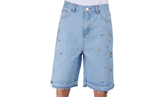 NME Cross light wash Jorts Brand new