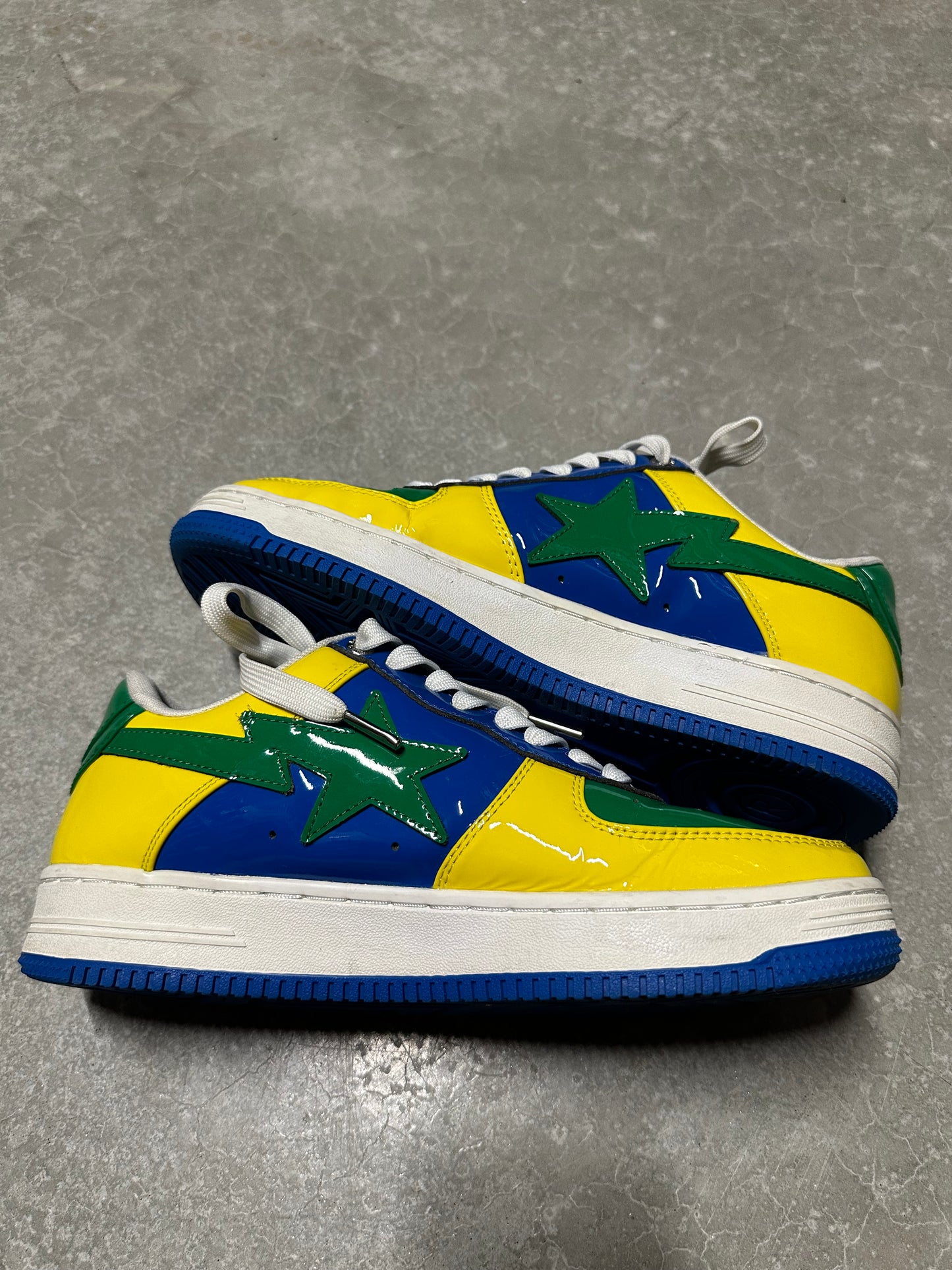 BAPESTA “ yellow blue green “