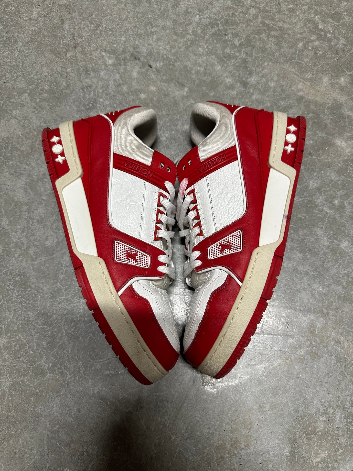 LOUIS VUITTON TRAINER “ red “