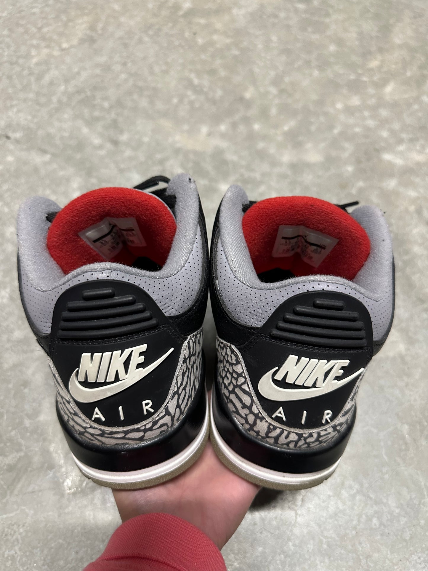 JORDAN 3 “ black cement “