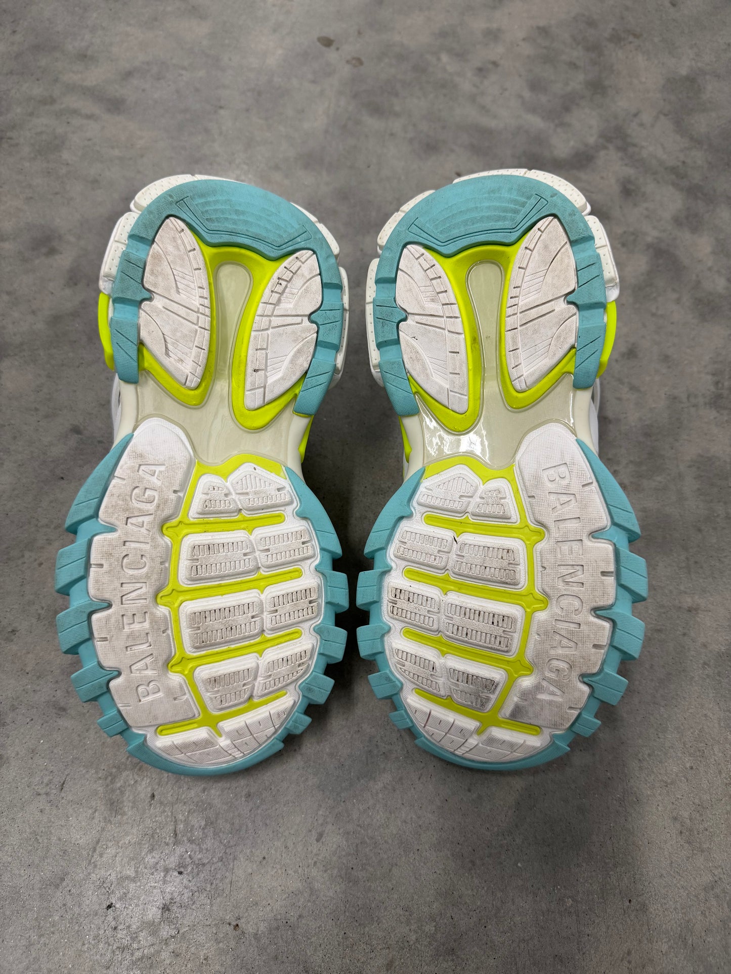 BALENCIAGA TRACK SNEAKER “ White Neon Yellow “