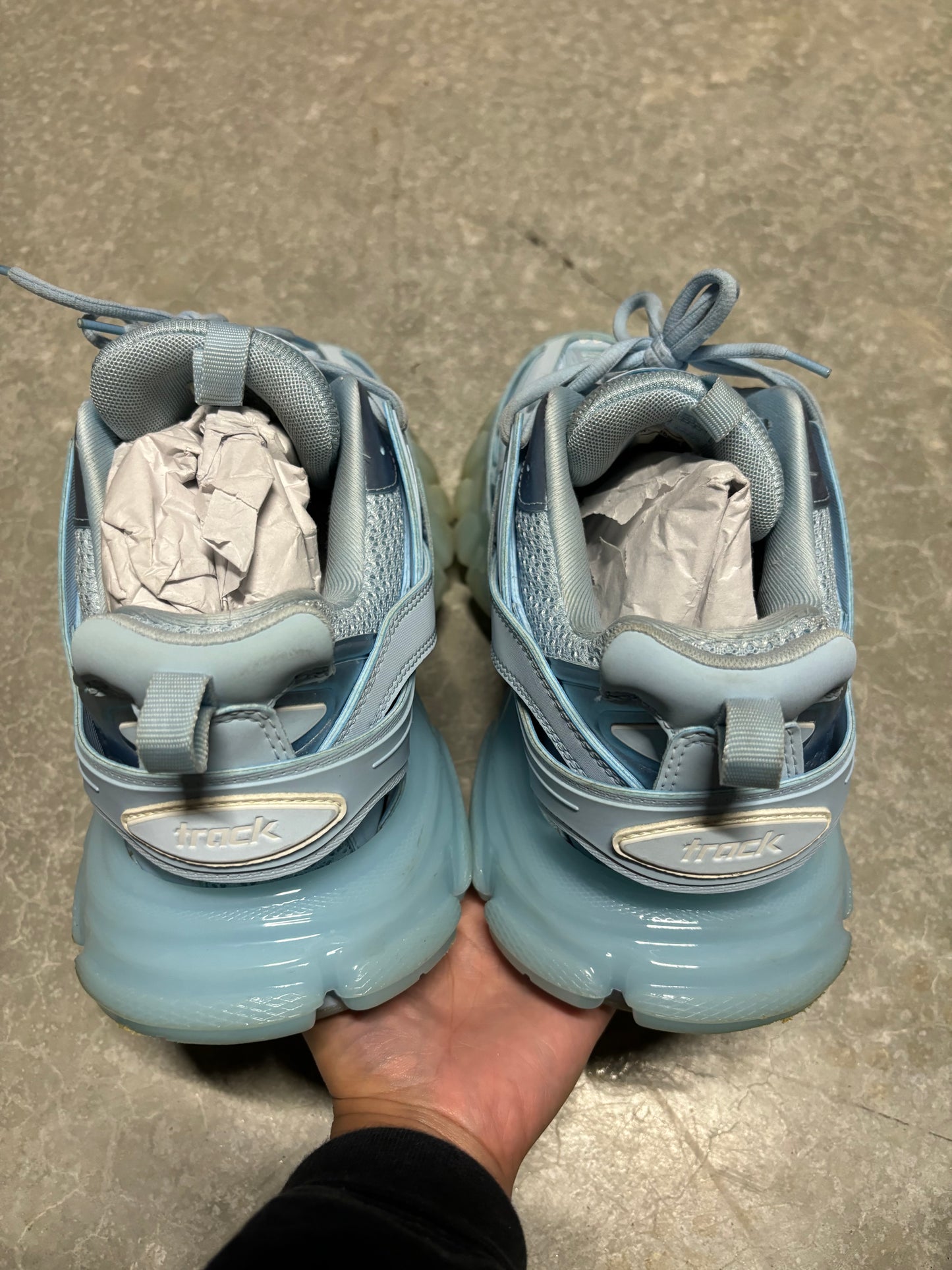 BALENCIAGA TRACK “ light blue “