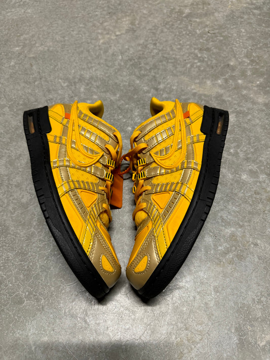 OFF WHITE RUBBER DUNK “ University Gold “