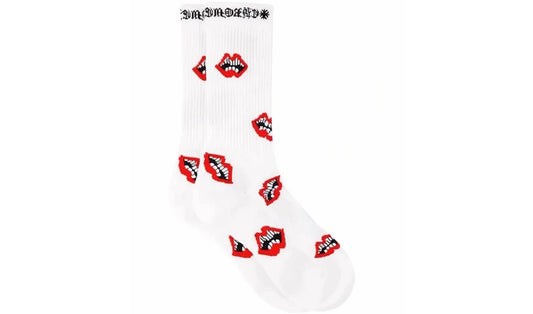 Chrome Heart Cream Chomper Socks Brand new