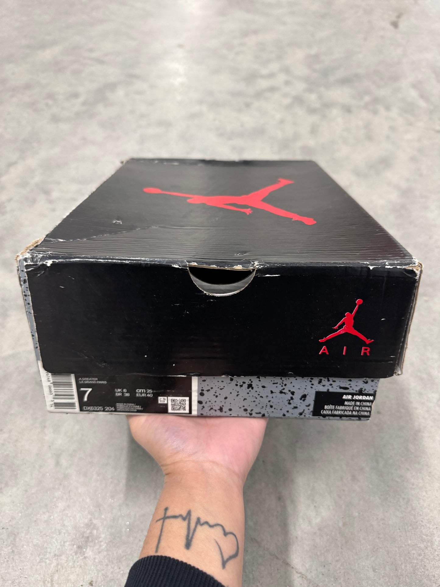 JORDAN 3 “ Off Noir “