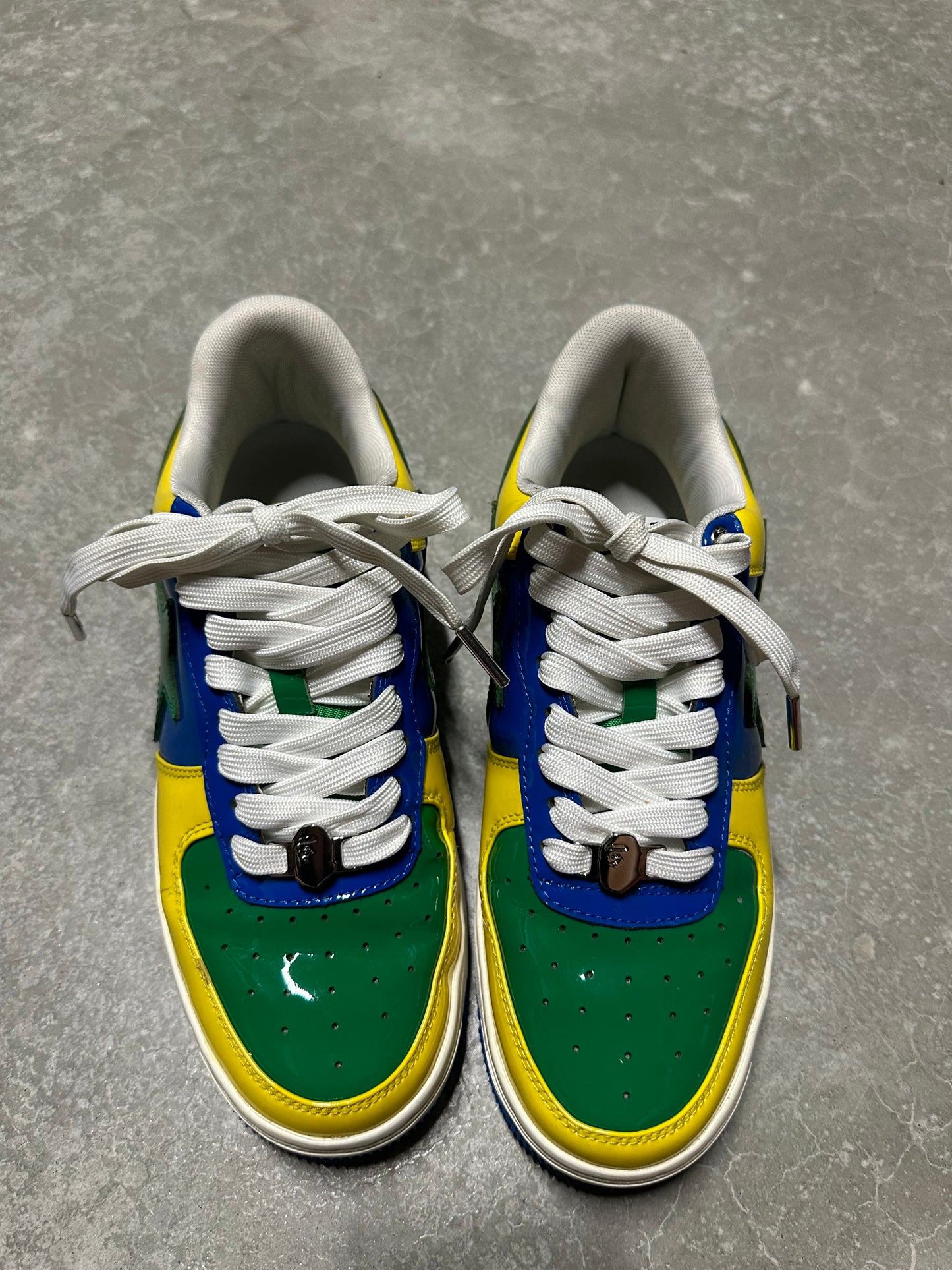 BAPESTA “ yellow blue green “