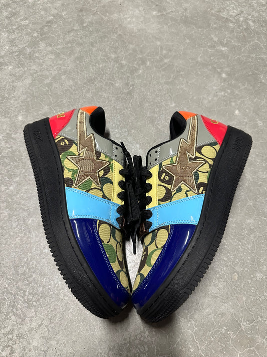 BAPESTA LOW COACH “ camo multi “