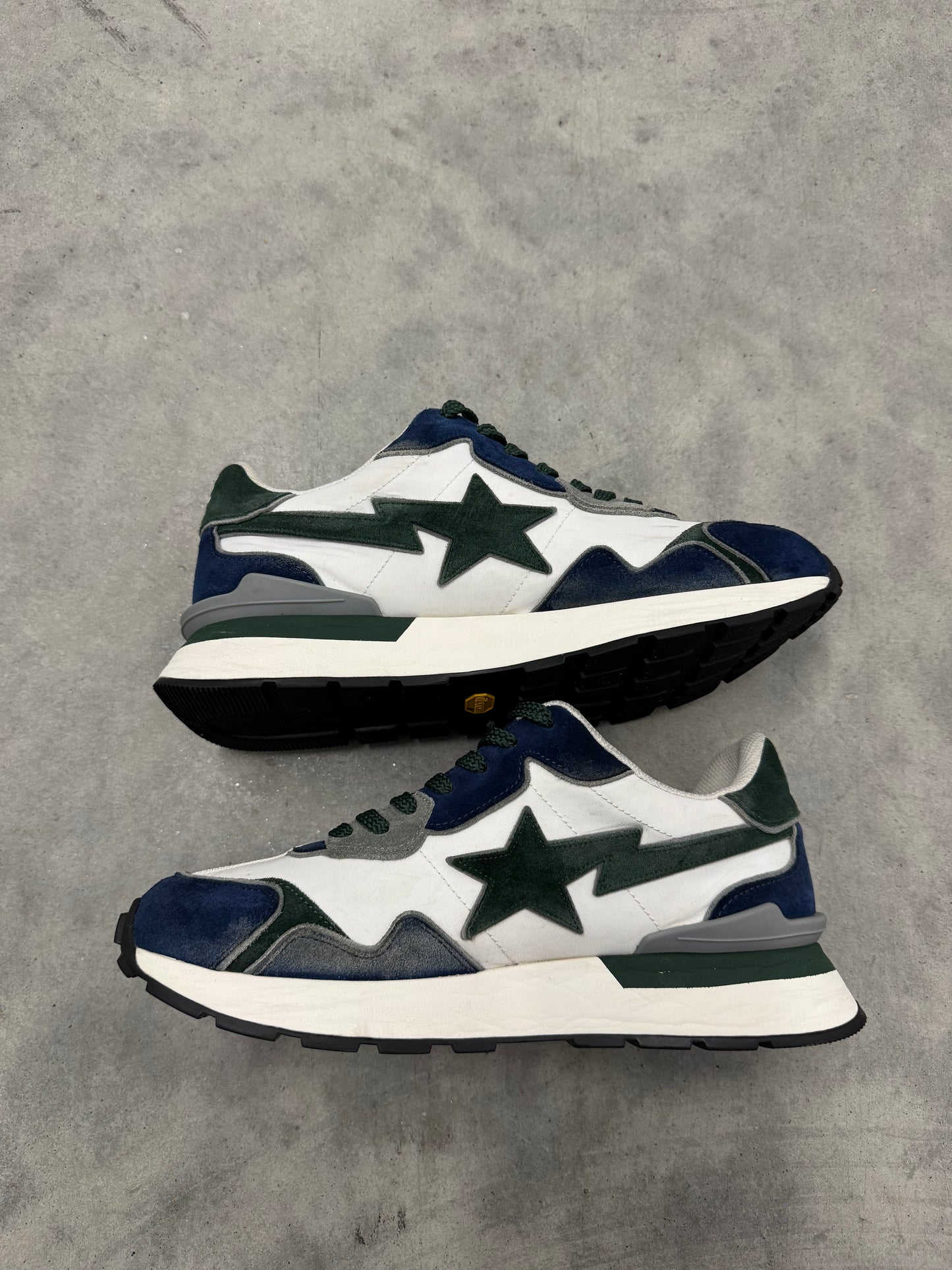 A BATHING APE ROAD STA EXPRESS #2 “ Navy Green “