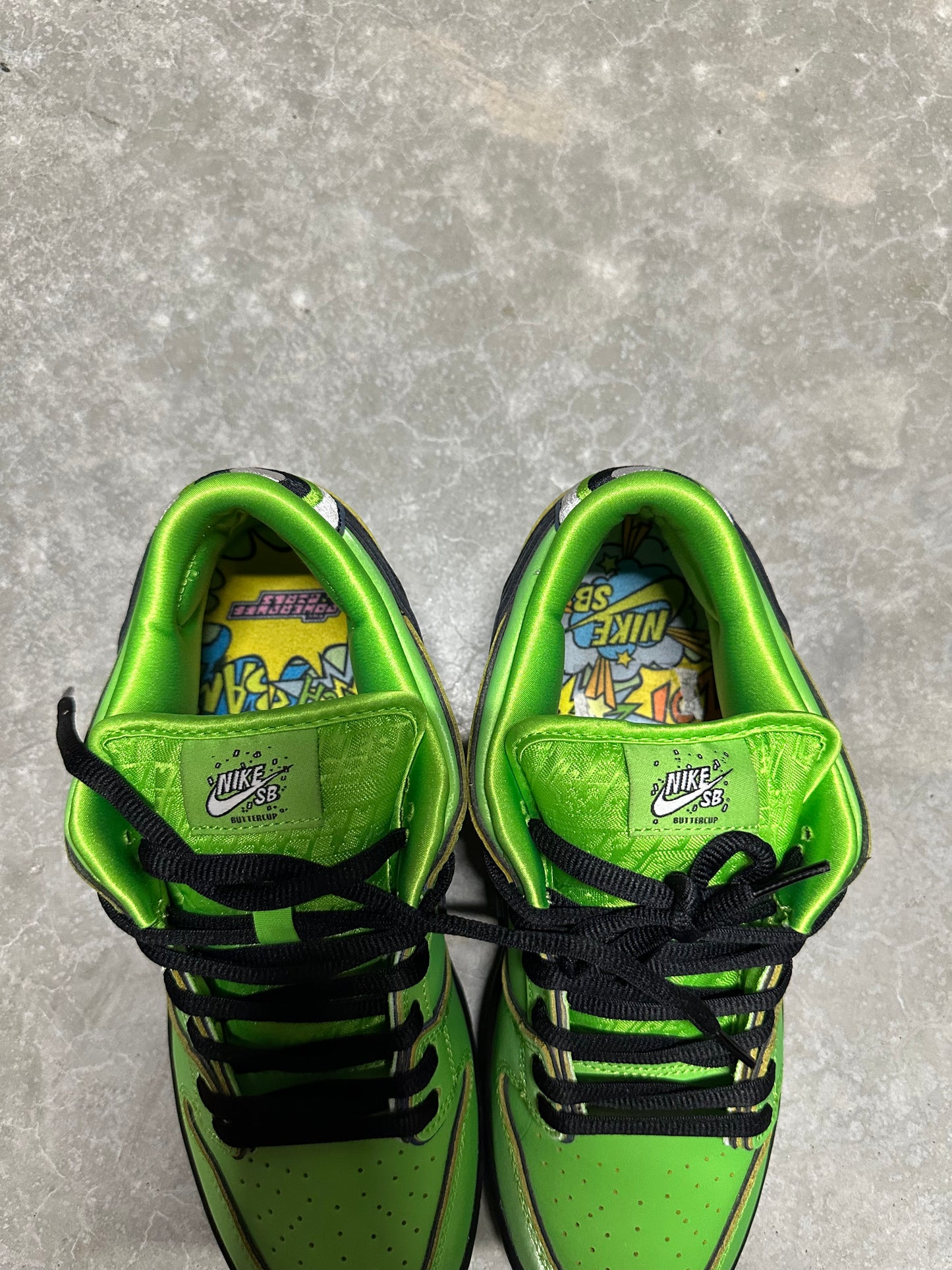 THE POWERPUFF GIRLS DUNK LOW “ buttercup “