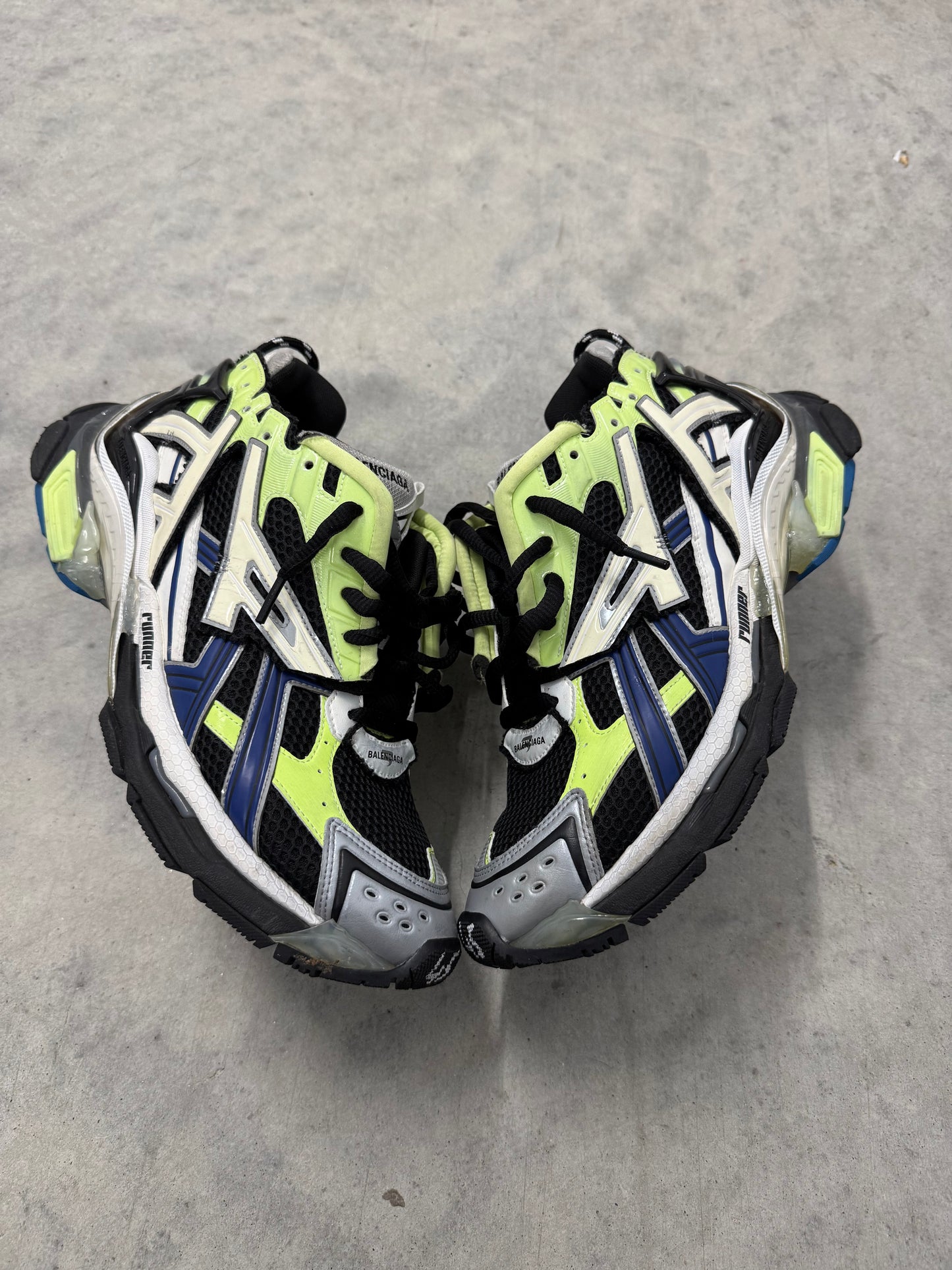 BALENCIAGA RUNNER SNEAKER “ Grey Blue Green “