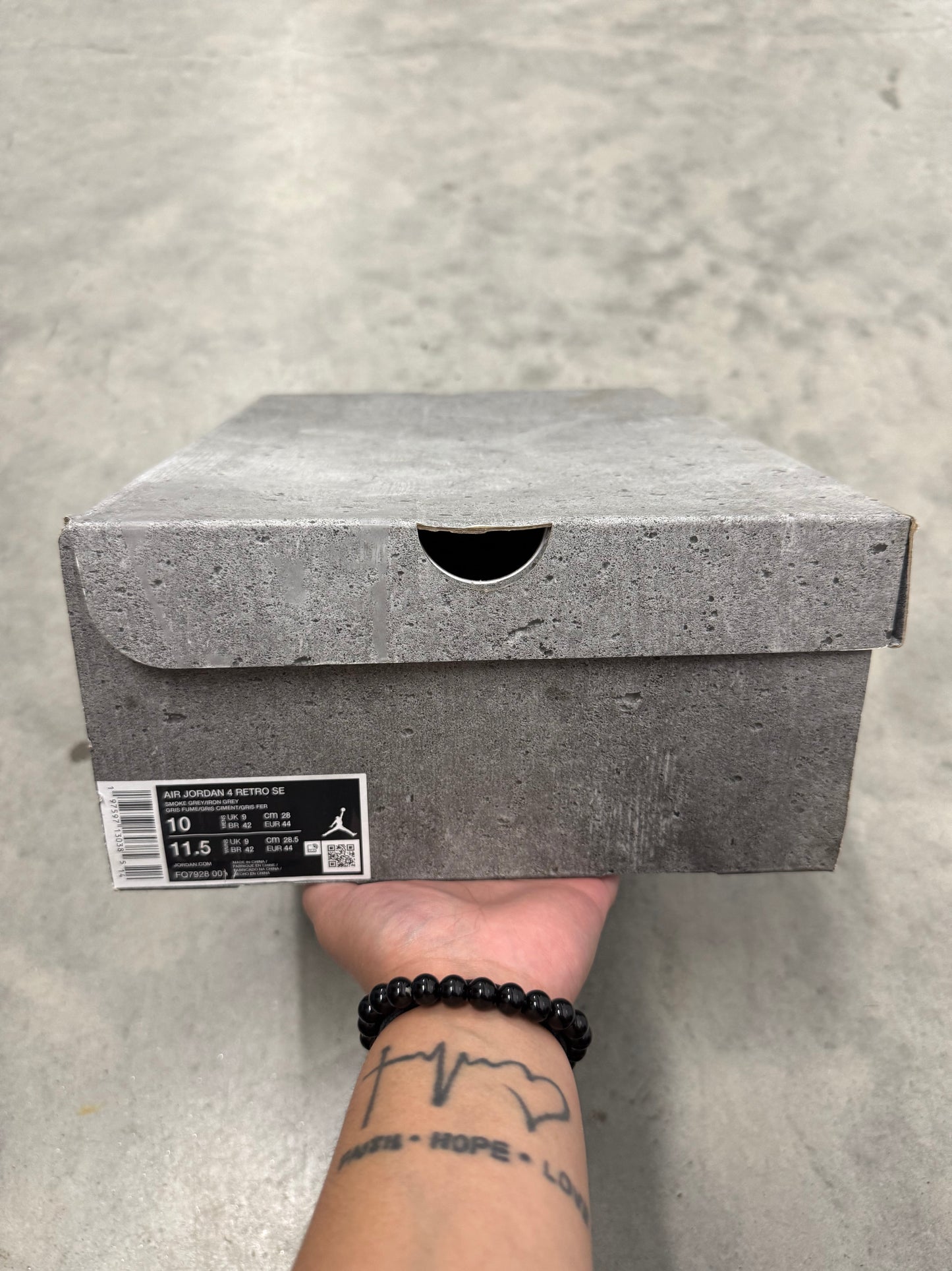 JORDAN 4 “ Wet Cement “