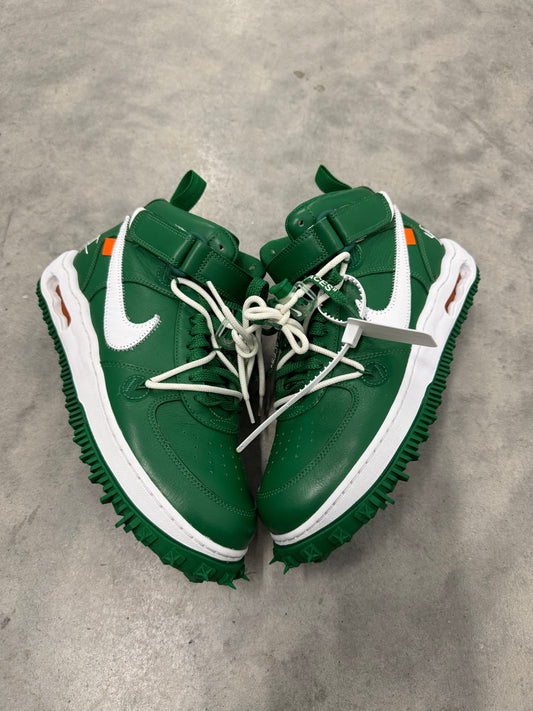 OFF-WHITE AIR FORCE 1 MID “ Pine Green “