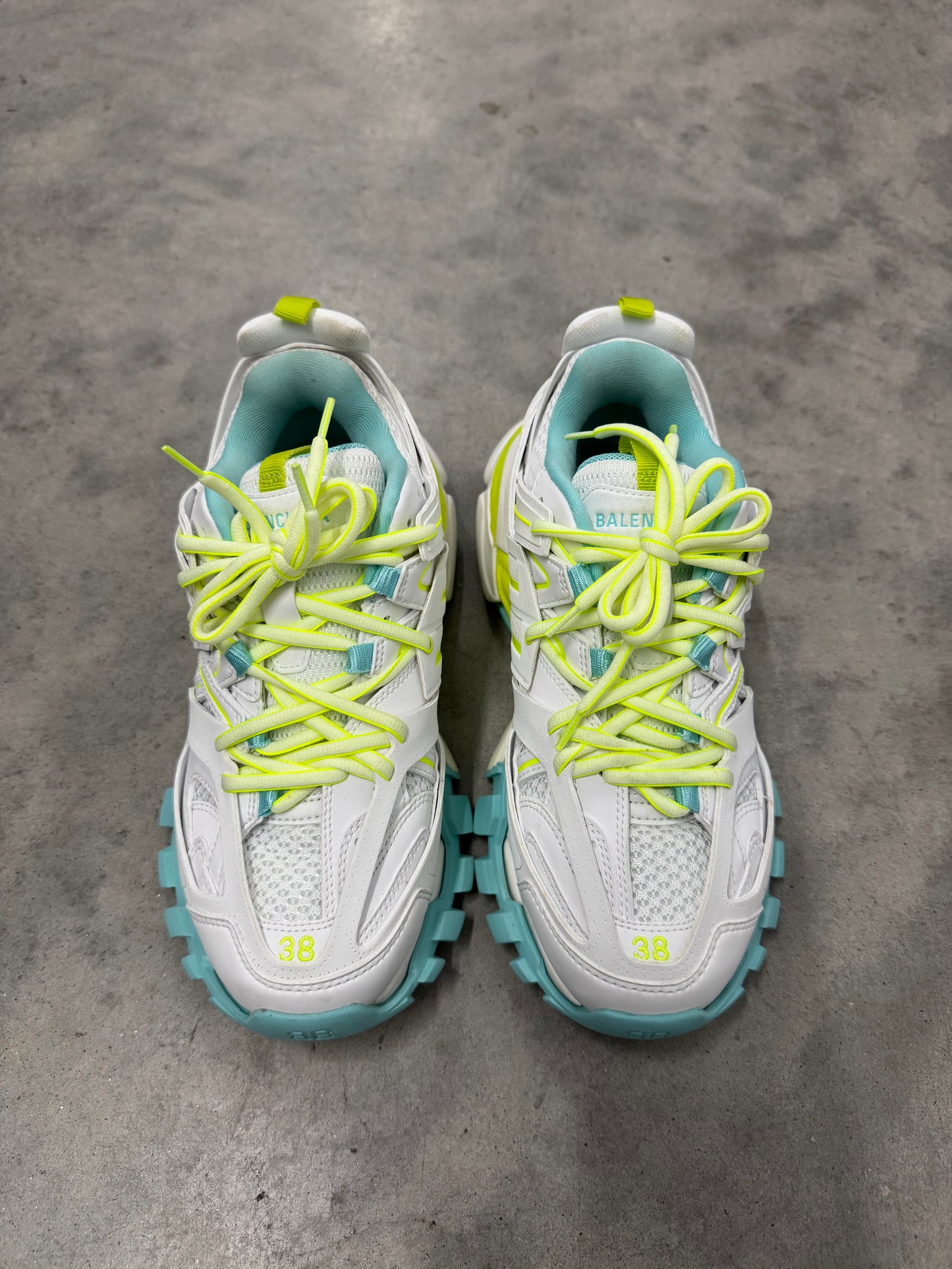 BALENCIAGA TRACK SNEAKER “ White Neon Yellow “