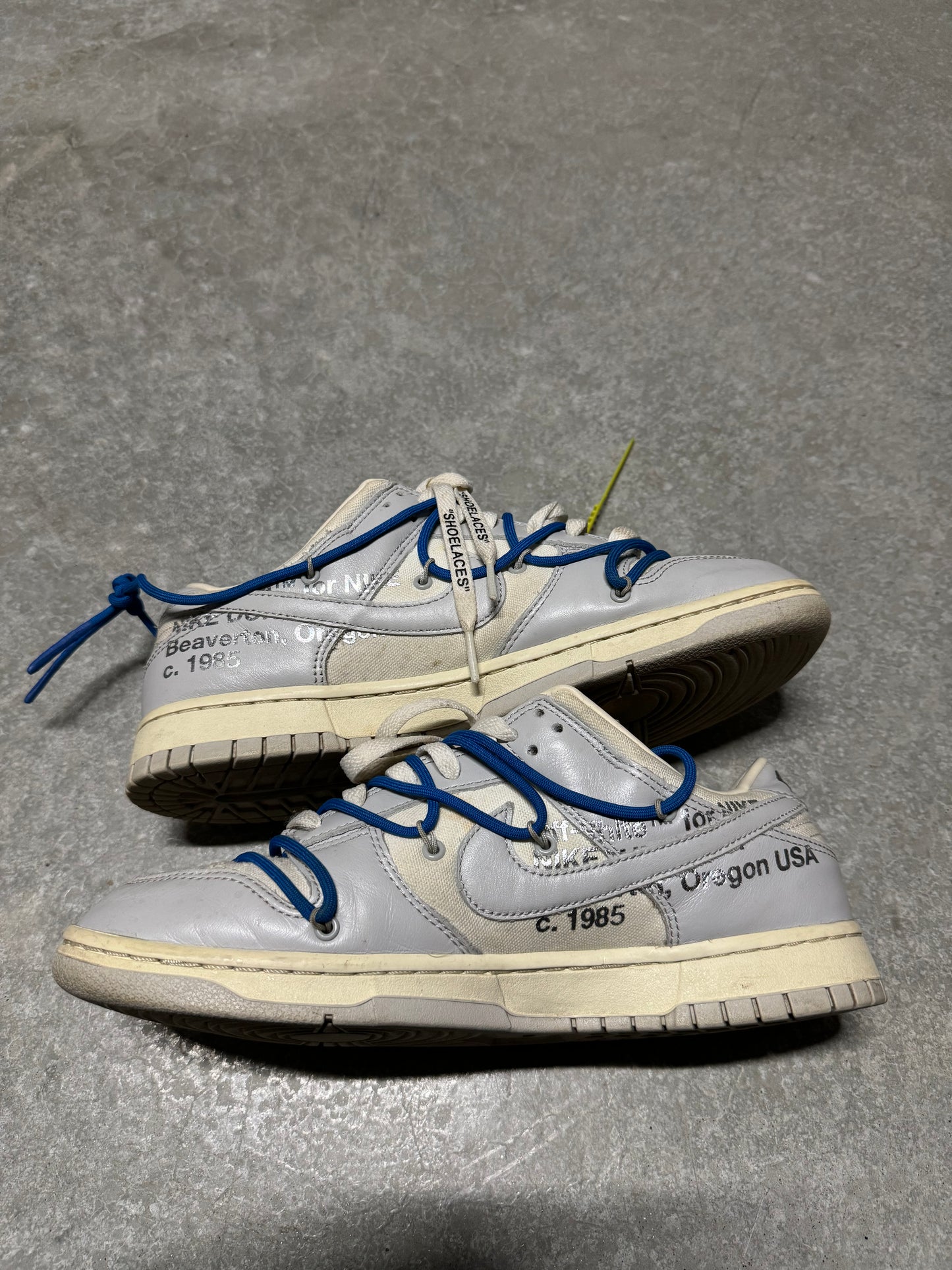 OFF WHITE DUNK LOW “ Lot 10 of 50 “