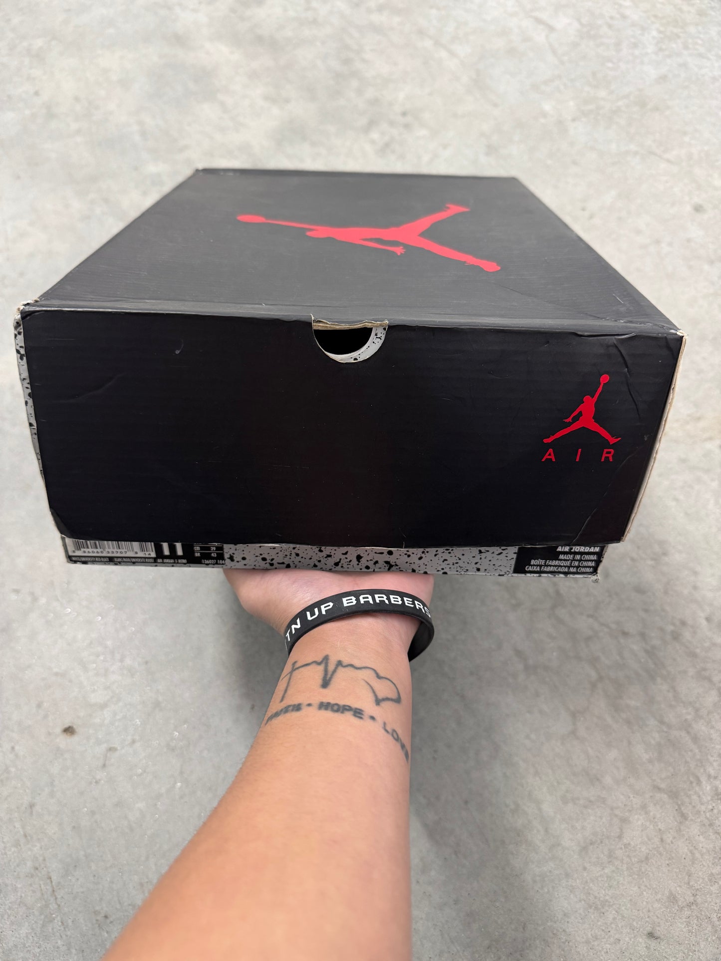 JORDAN 3 “ Black Cement “