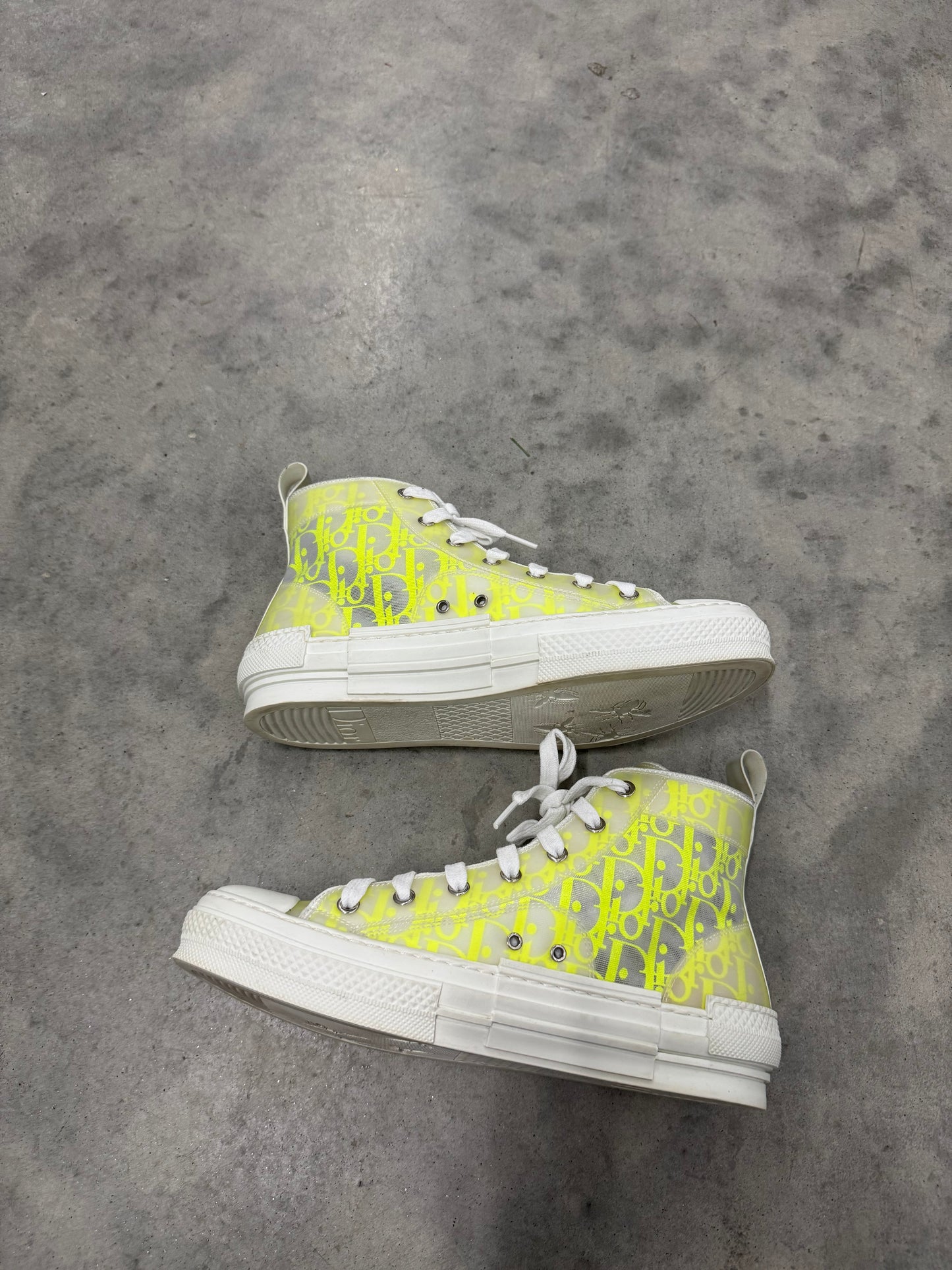 DIOR B23 HIGH “ Dior Oblique White Yellow “