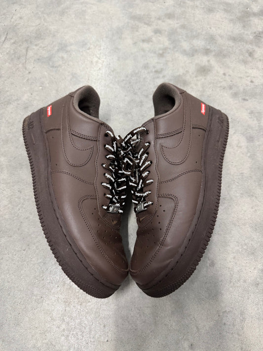 AIR FORCE SUPREME LOW “ Box-Logo Baroque Brown “