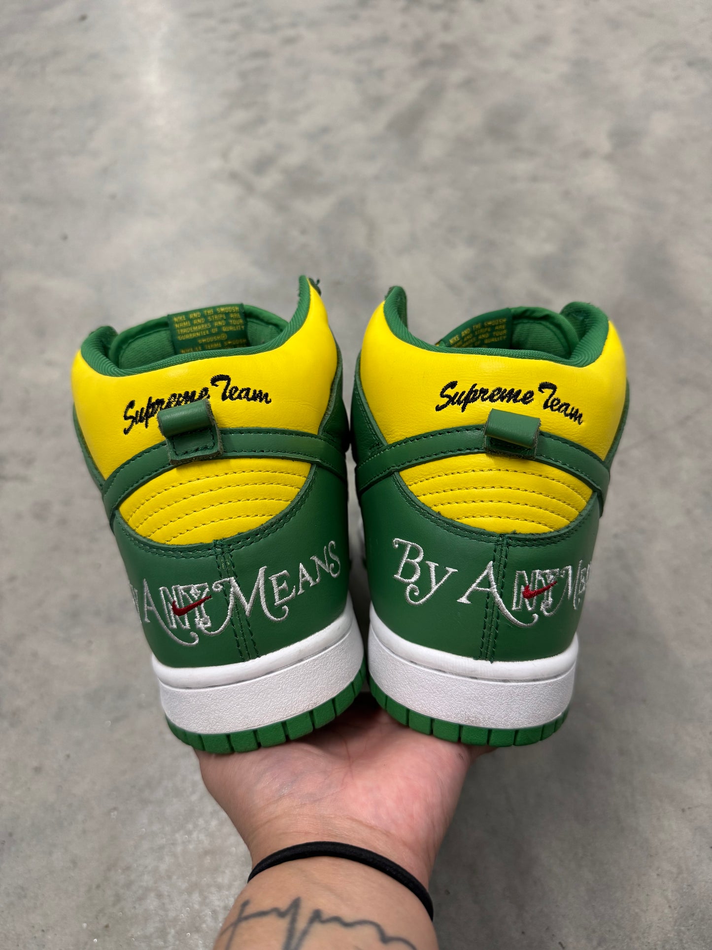 NIKE SUPREME DUNK HIGH “ By Any Means - Brazil “