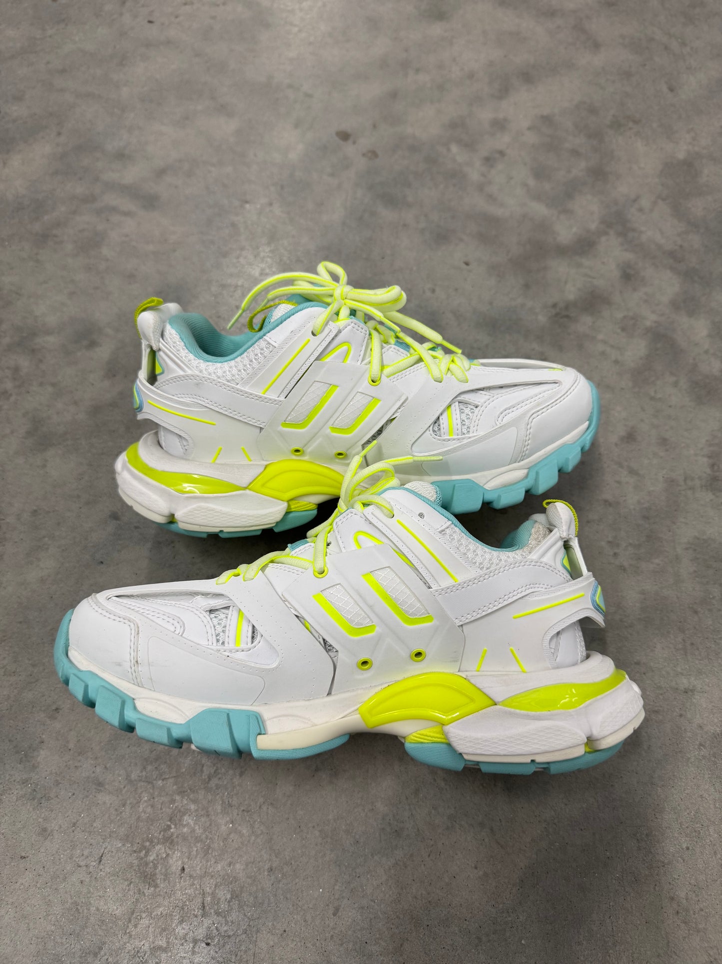 BALENCIAGA TRACK SNEAKER “ White Neon Yellow “
