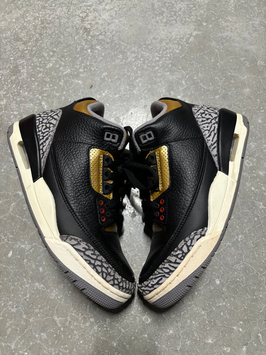 JORDAN 3 “ black gold “