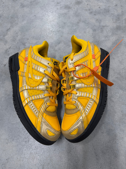 OFF-WHITE NIKE AIR RUBBER DUNK “ University Gold “