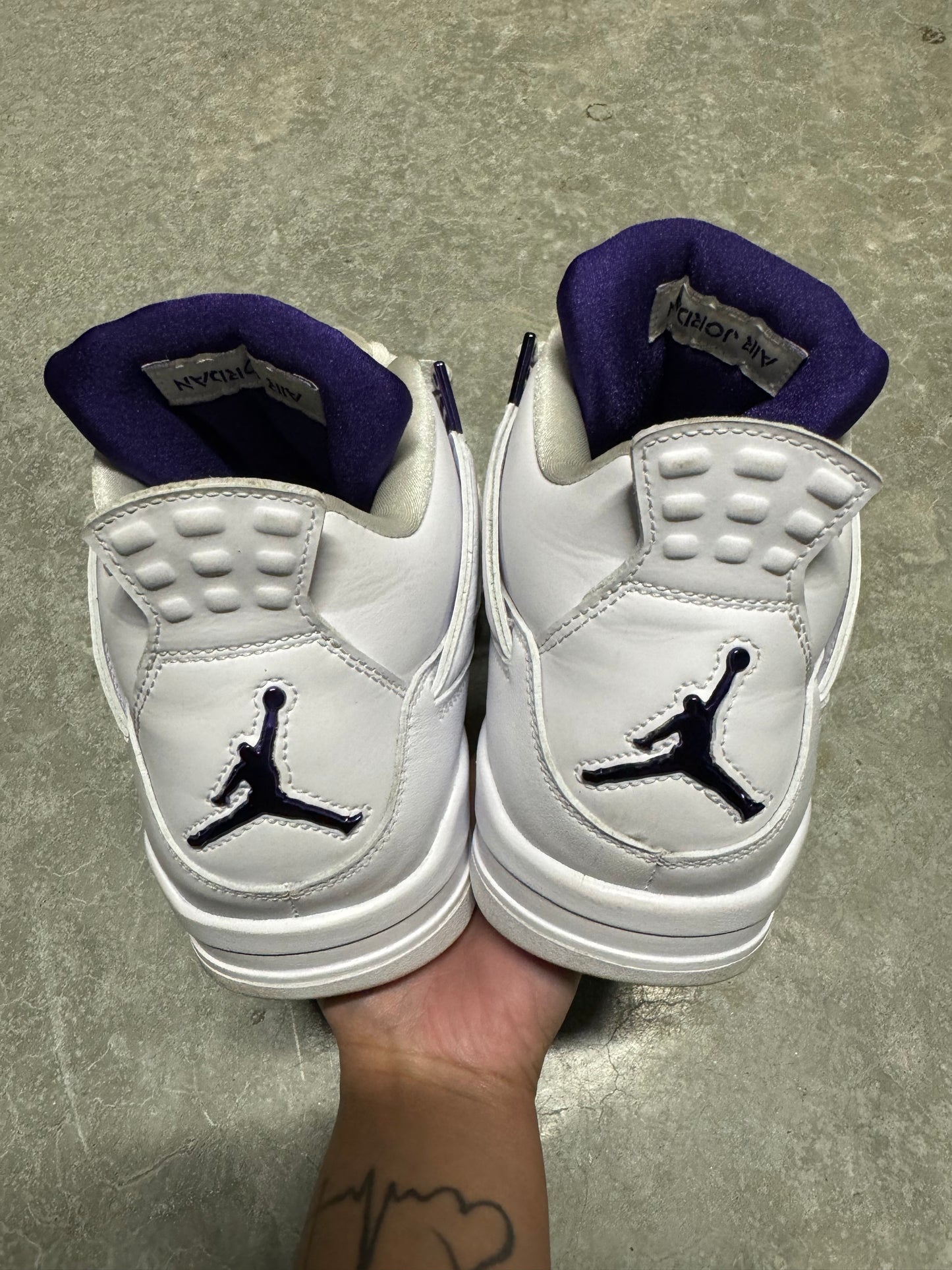 JORDAN 4 “ Purple Metallic “