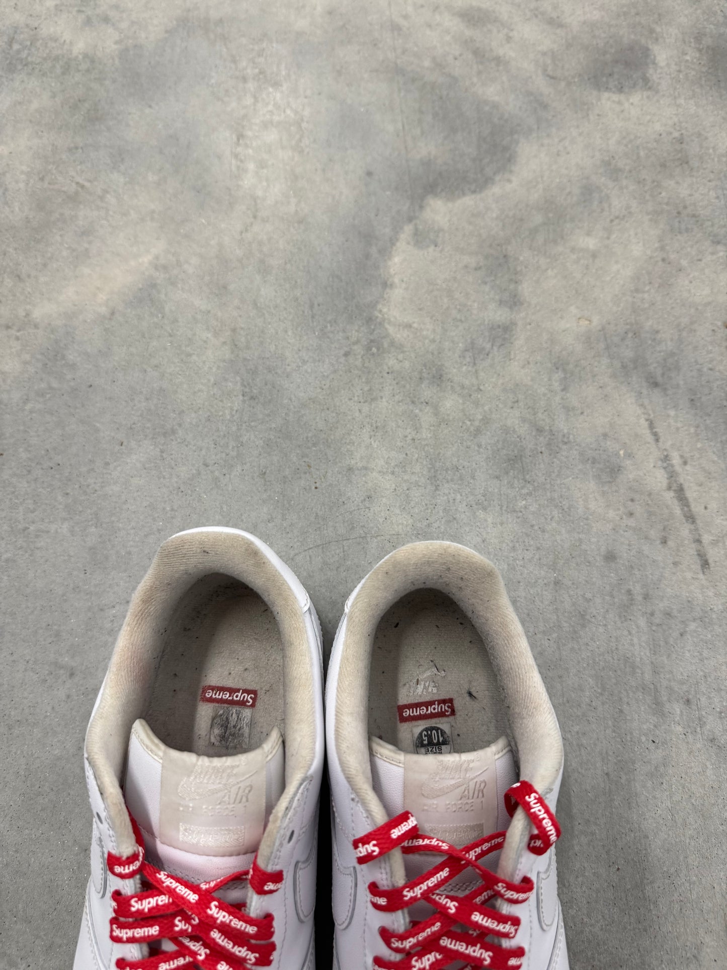 AIR FORCE SUPREME LOW “ Box-Logo White “
