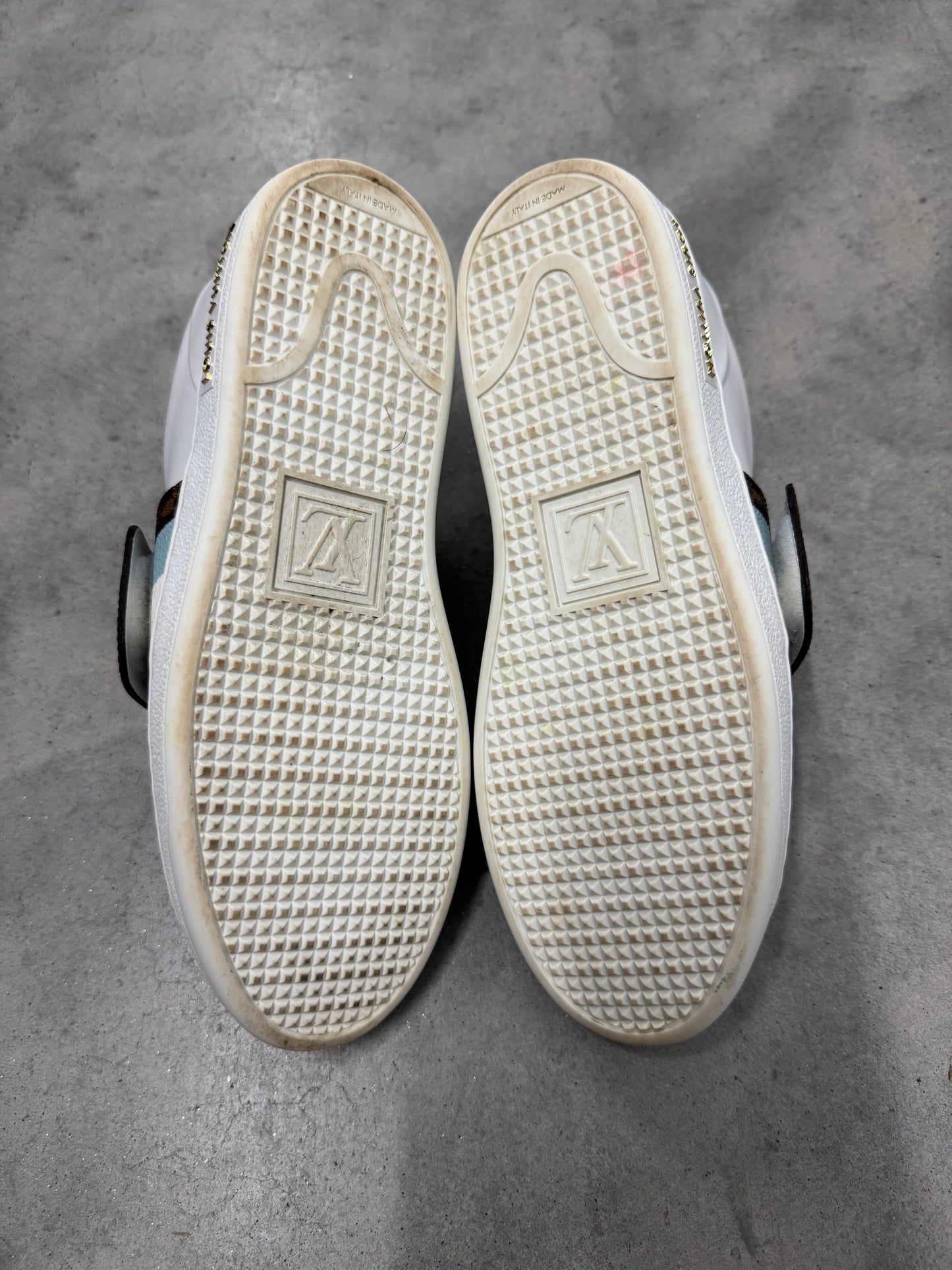 LOUIS VUITTON FRONTROW SNEAKERS “ White Brown “