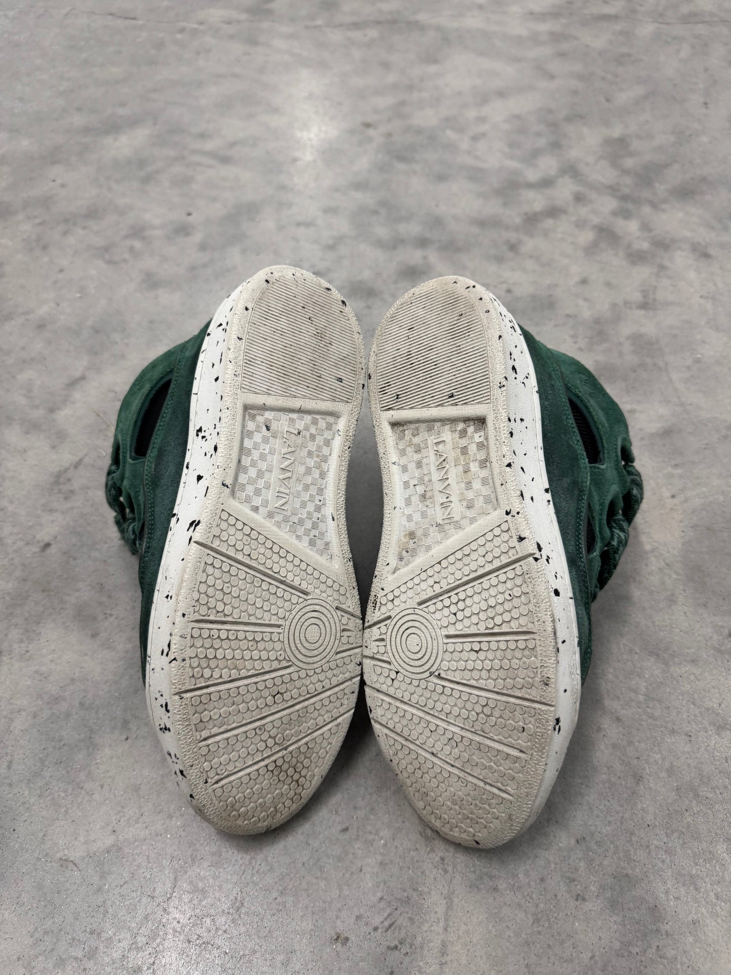 LANVIN CURB SNEAKERS “ Green “