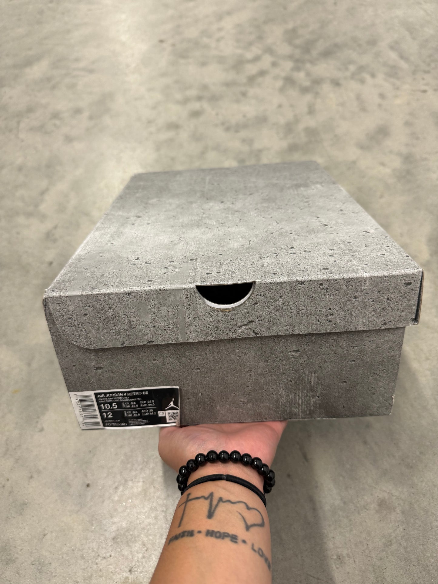 JORDAN 4 “ Wet Cement “